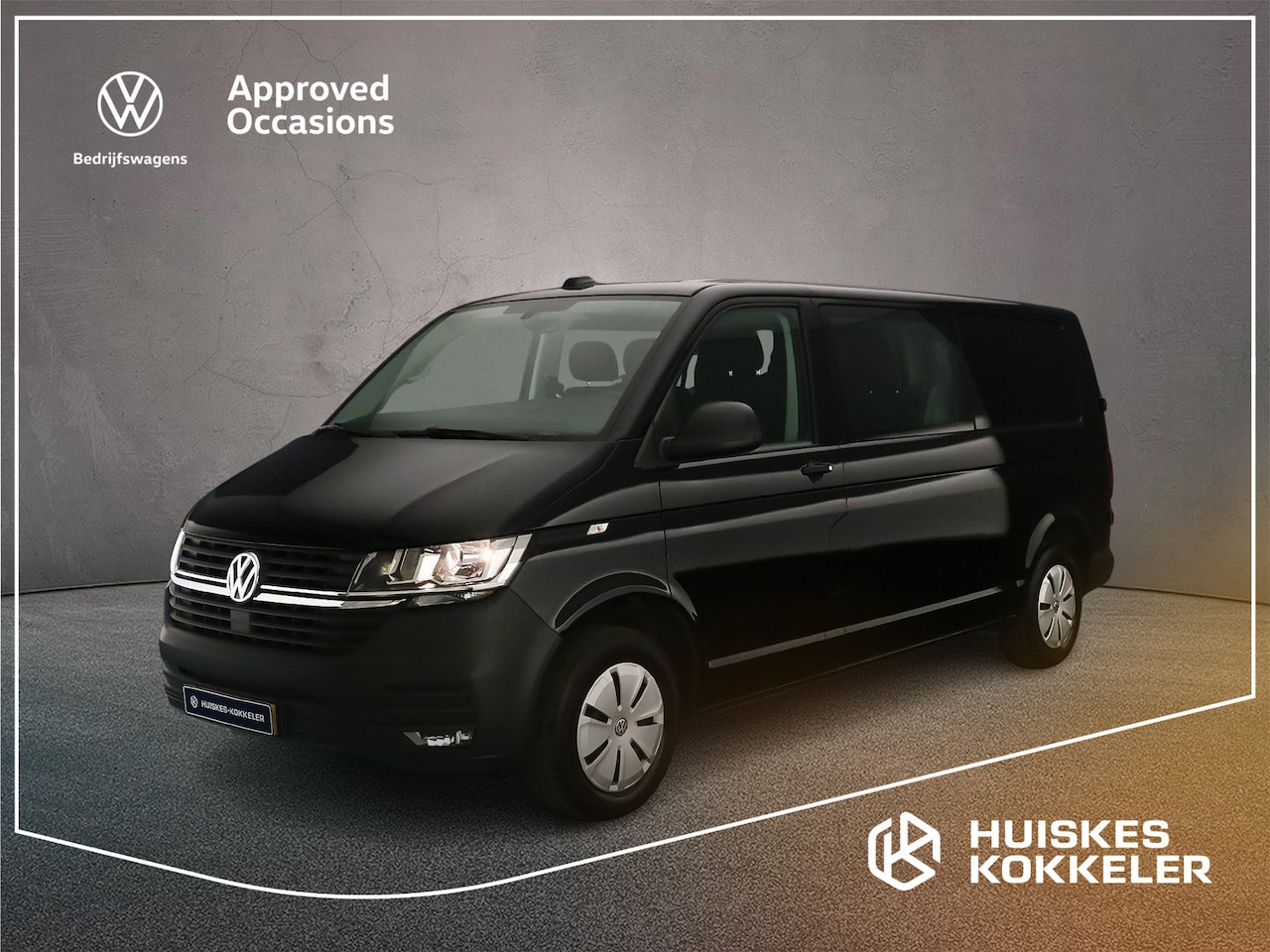 Volkswagen Transporter - 2.0 TDI 110 PK L2 Dubbele cabine Comfortline | 6-zitplaatsen | Betimmering | Trekhaak | Na - AutoWereld.nl