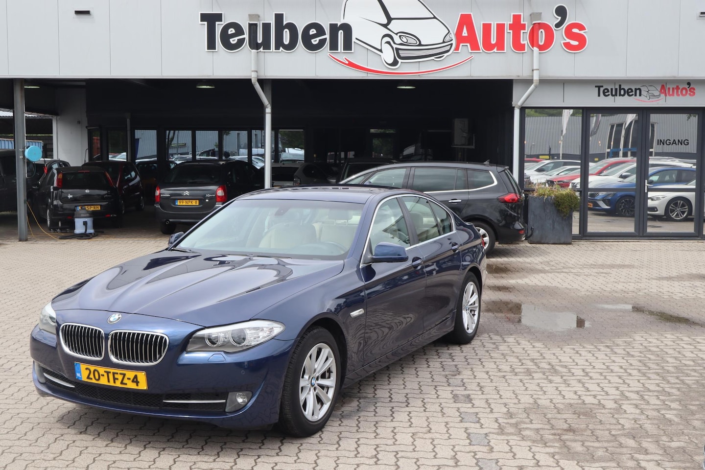 BMW 5-serie - 520i High Executive Lederen interieur, Climate control, Cruise control, Navigatie - AutoWereld.nl