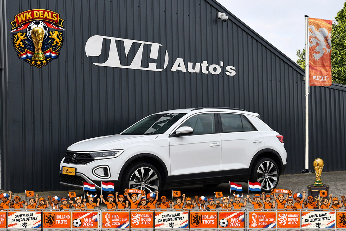 Volkswagen T-Roc - 1.5 TSi 150pk AUT/DSG Life 07-2022 | BTW | Virtual CP | Full-LED | Navi | Adapt.CC - AutoWereld.nl