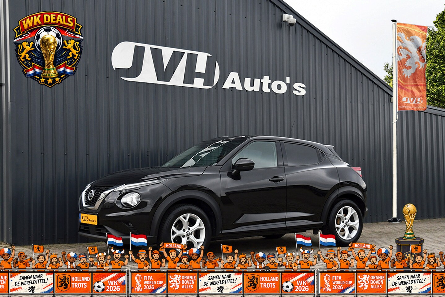 Nissan Juke - 1.0 DiG-T AUT Acenta 10-2022 | BTW | Navi | AppleCarPlay | PrG | Cam | 17" - AutoWereld.nl