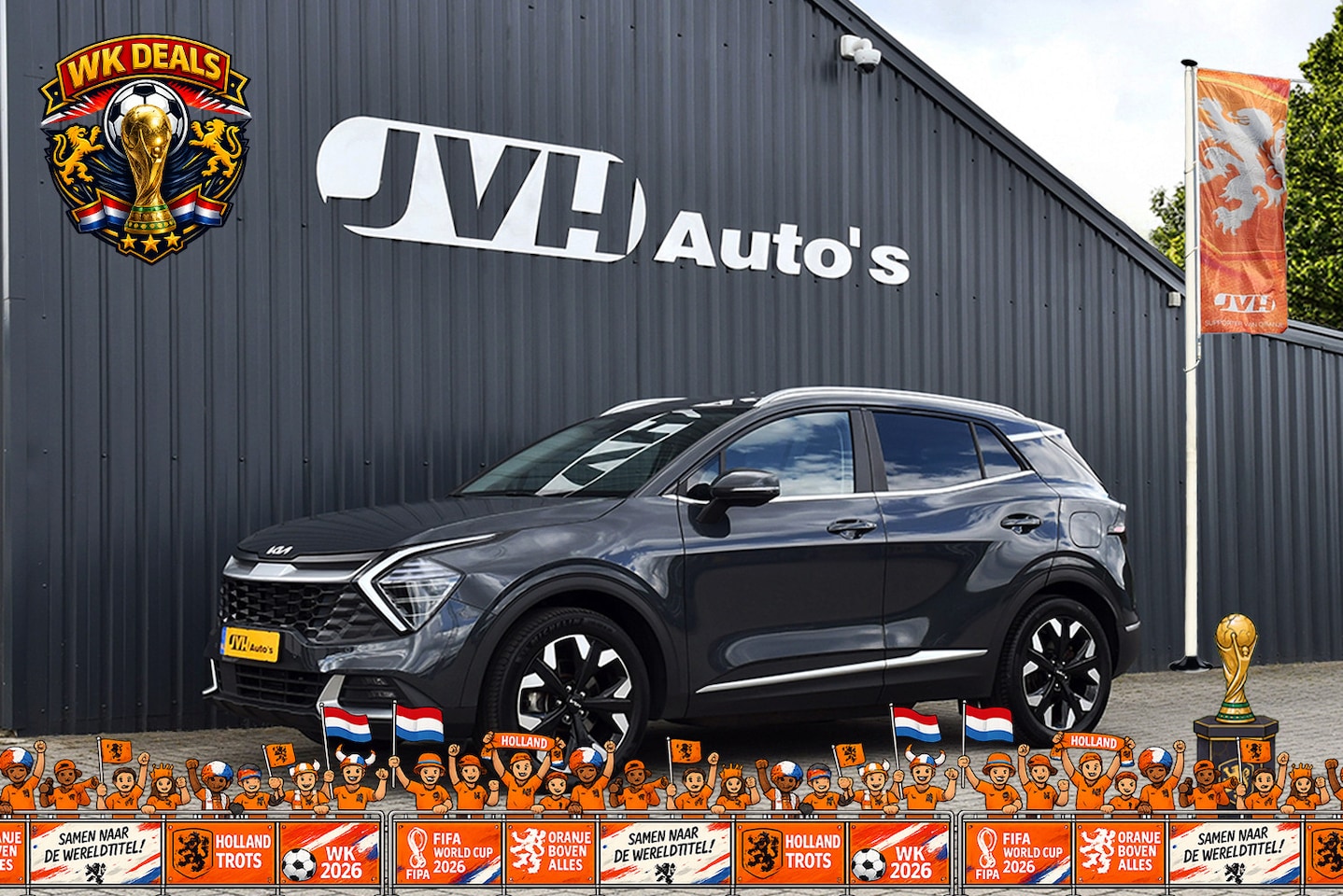 Kia Sportage - 1.6 T-GDi PHEV Plug-In 265pk AWD Sport 07-2023 | BTW | 1/2Leder | Virtual CP | Keyless - AutoWereld.nl