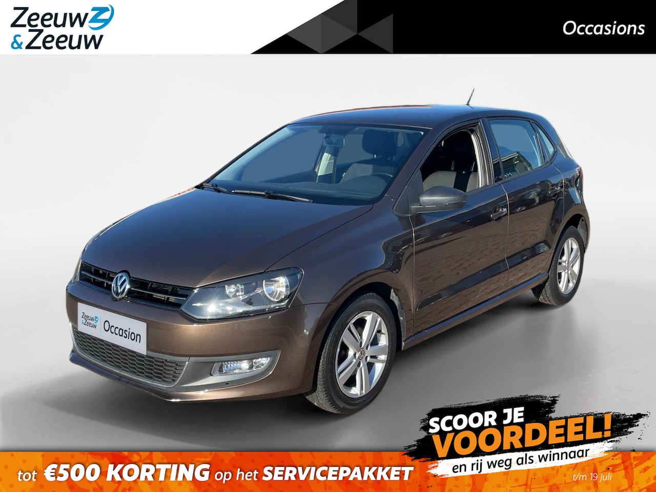 Volkswagen Polo - 1.2 TSI Comfortline *Automaat*Parkeercamera*Cruise Control*Airco*LM.Velgen*Leuke auto! - AutoWereld.nl