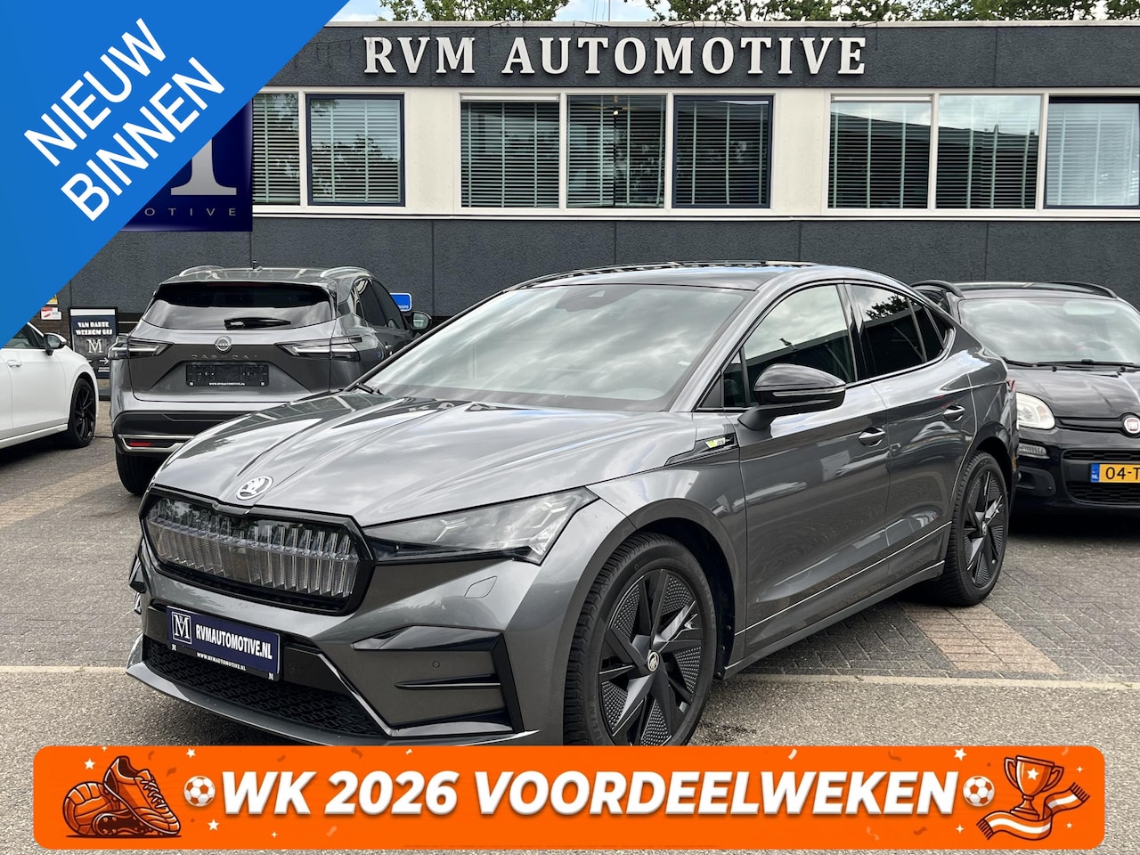 Skoda Enyaq Coupé iV - 80 RS SOH 89% |ELEK. ACHTERKLEP| PANO| ELEK. STOEL MET MEMORY| NET ONDERHOUD GEHAD RIJKLAA - AutoWereld.nl