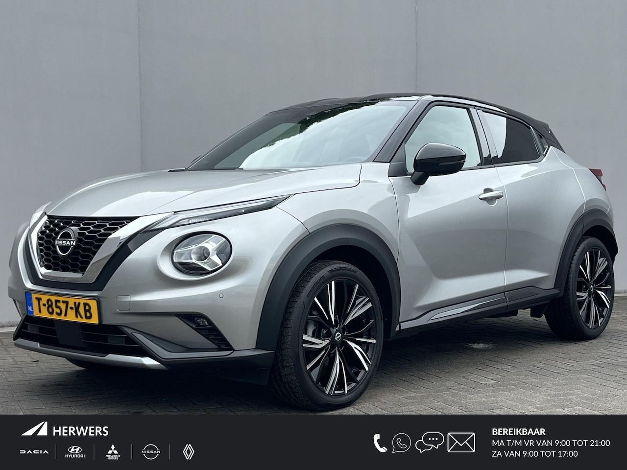 Nissan Juke - 1.0 DIG-T N-Design / Navigatiesysteem full map/ Cruise control / Automatische Airco / 19" - AutoWereld.nl