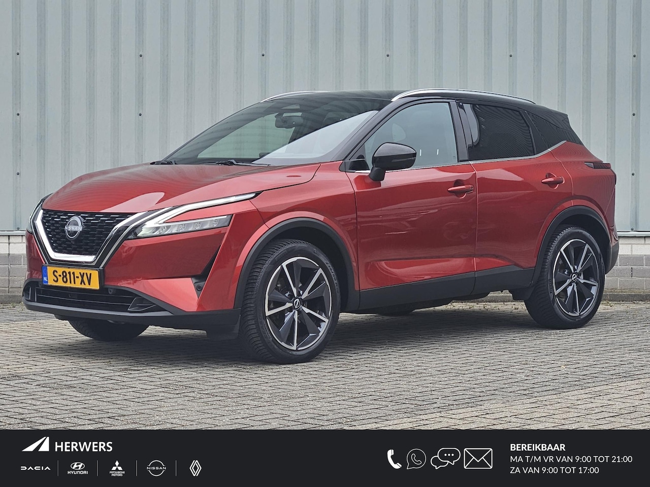 Nissan Qashqai - 1.3 MHEV Tekna / Trekhaak 1800KG / Adaptief Cruise Control / Panoramadak / Elektrisch Vers - AutoWereld.nl
