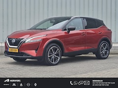 Nissan Qashqai - 1.3 MHEV Tekna / Trekhaak 1800KG / Adaptief Cruise Control / Panoramadak / Elektrisch Vers