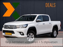 Toyota HiLux - 2.4 D-4D-F Double Cab Professional Automaat DC 5-pers | 1 eig | Airco | Cruise | BE-trekke