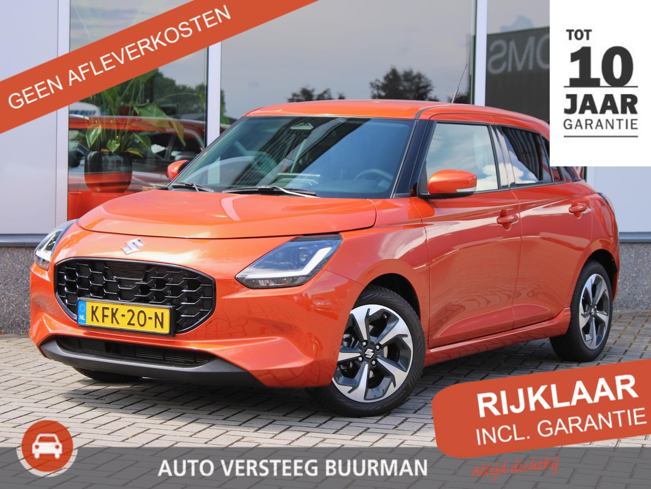 Suzuki Swift - 1.2 Style Smart Hybrid All-Seasons, Adaptieve Cruise en Climate Control, Elektrisch Inklap - AutoWereld.nl