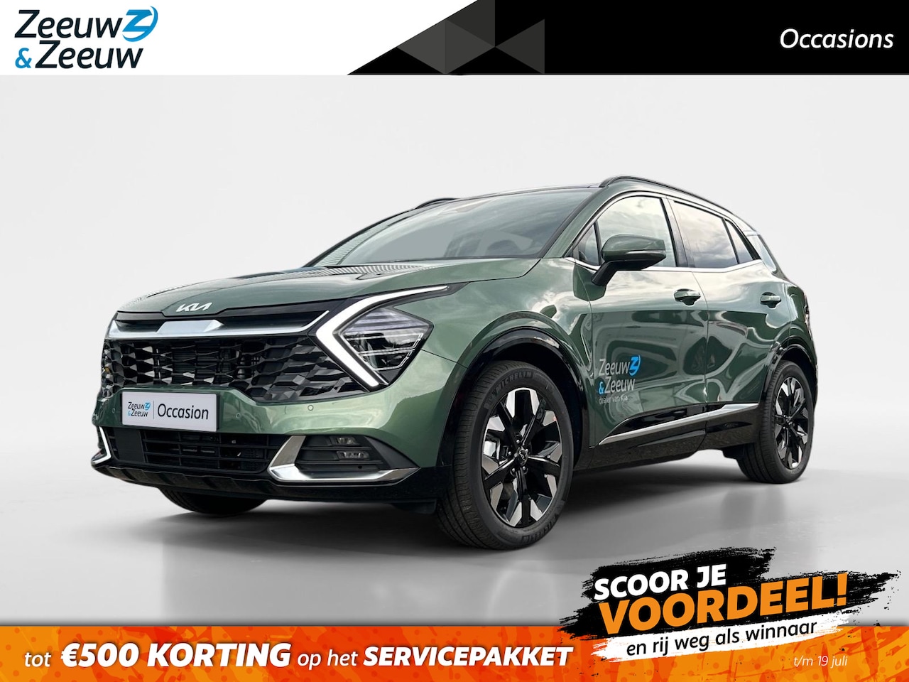 Kia Sportage - 1.6 T-GDi Plug-in Hybrid AWD DynamicPlusLine | Demo | PHEV |Schuifdak | Keyless entry | El - AutoWereld.nl