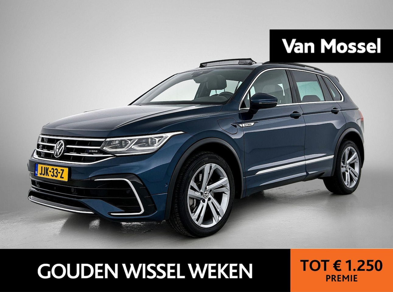 Volkswagen Tiguan - 1.4 TSI eHybrid R-Line Business+ | PANO-SCHUIFDAK | CAMERA | NAVIGATIE | IQ LIGHT | KLIMAA - AutoWereld.nl