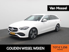 Mercedes-Benz C-klasse Estate - 180 Luxury Line AUTOMAAT | TREKHAAK | LEDER | NAVIGATIE | ADAPTIEVE CRUISE | CAMERA | STOE
