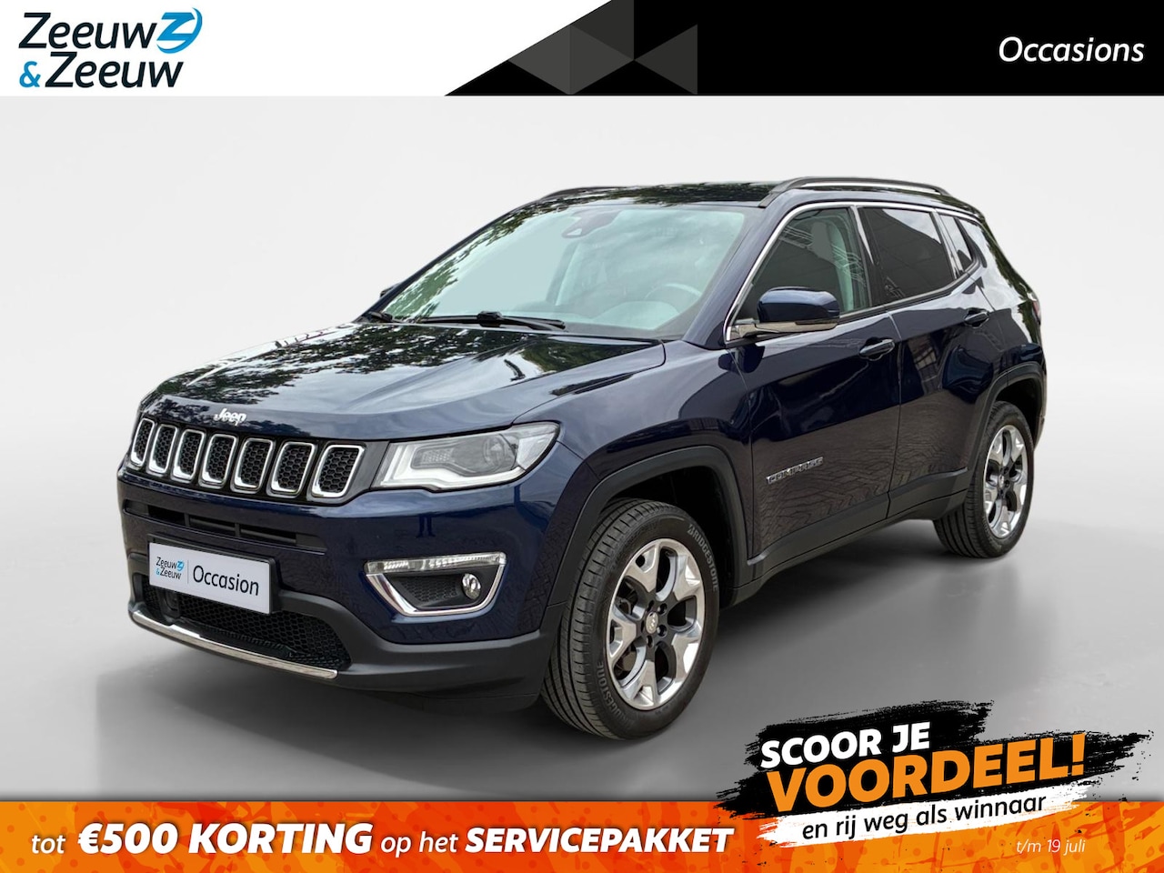 Jeep Compass - 1.4 MultiAir Opening Edition 4x4 | Trekhaak | Navigatie | Beats Audio | Automaat - AutoWereld.nl