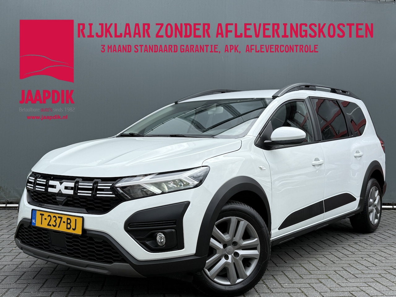 Dacia Jogger - BWJ 2023 1.0 TCe 92 PK 100 ECO-G Expression 5p. FULL LED | CARPLAY + ANDROID | DAB |  NAV - AutoWereld.nl