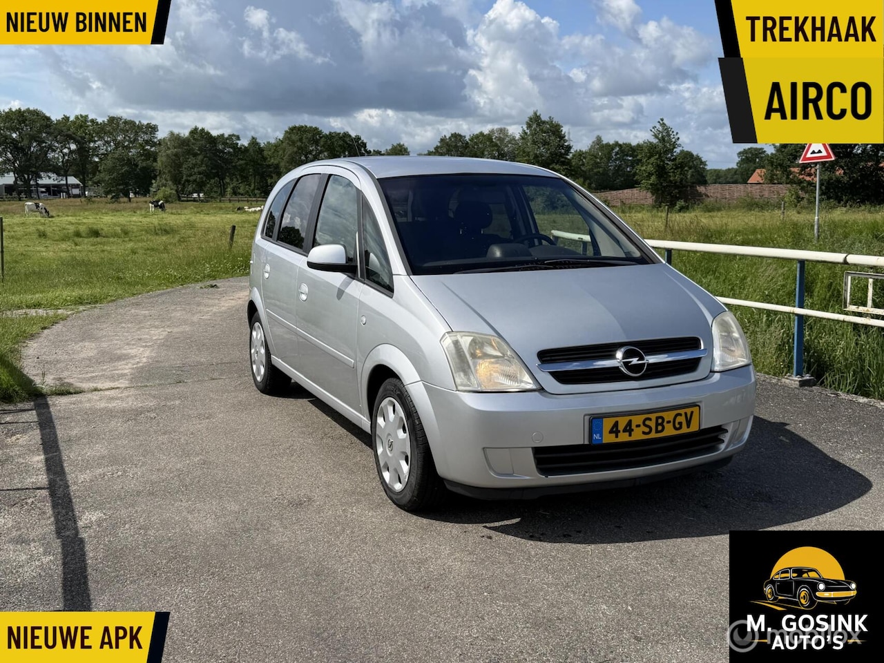 Opel Meriva - 1.6-16V Airco cruis trekhaak apk nieuw 09-06-27 - AutoWereld.nl