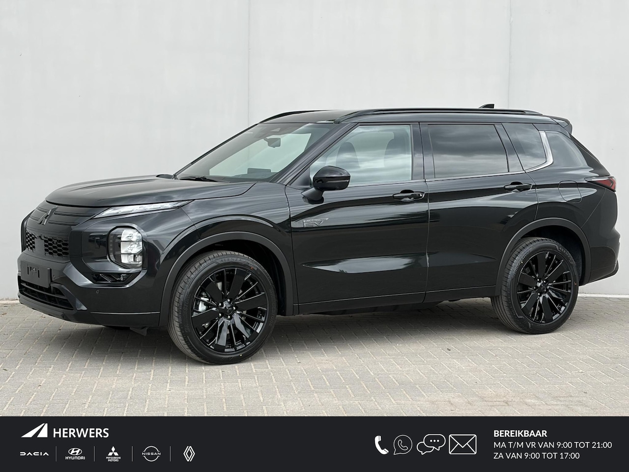 Mitsubishi Outlander - 2.4 PHEV Black Edition MY26 / € 4.000,- Voordeel Op Nieuwprijs / Prijs is Rijklaar / Elekt - AutoWereld.nl
