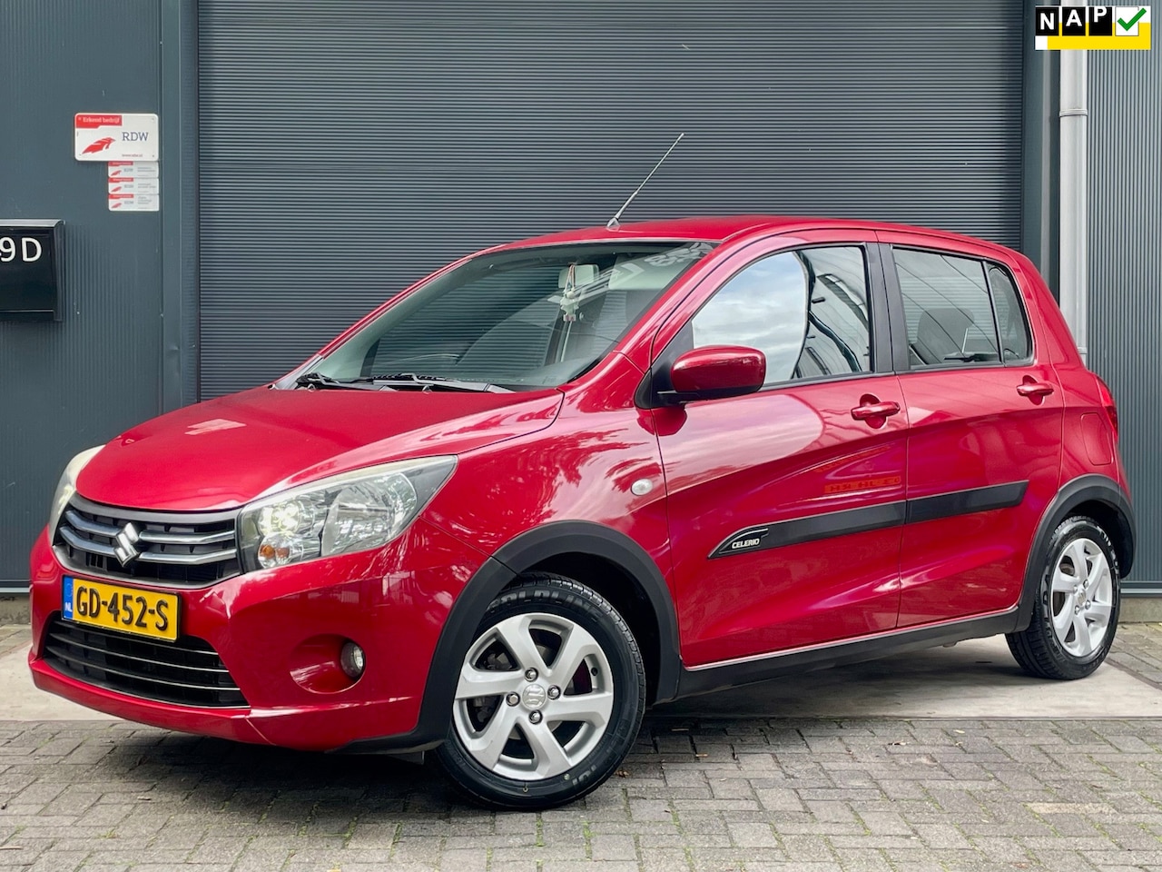Suzuki Celerio - 1.0 Exclusive NAP AIRCO BLEUTOOTH PARKEER SENSOREN LM VELGEN STUUR BEDIENING USB - AutoWereld.nl
