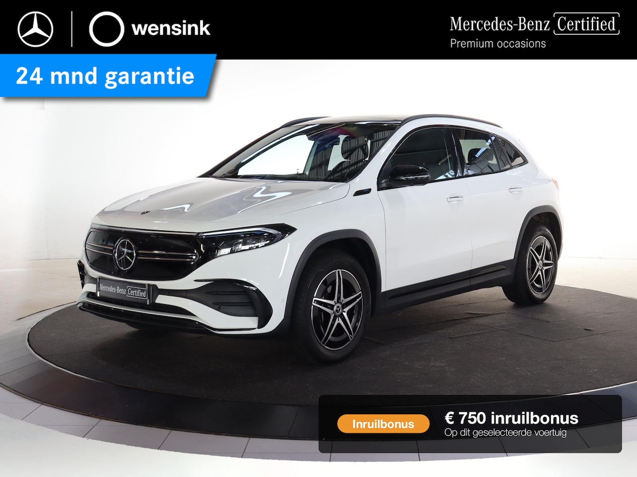 Mercedes-Benz EQA - 350 4MATIC Business Solution AMG 67 kWh | Panoramadak | Trekhaak | Memory | Headup | 360 g - AutoWereld.nl