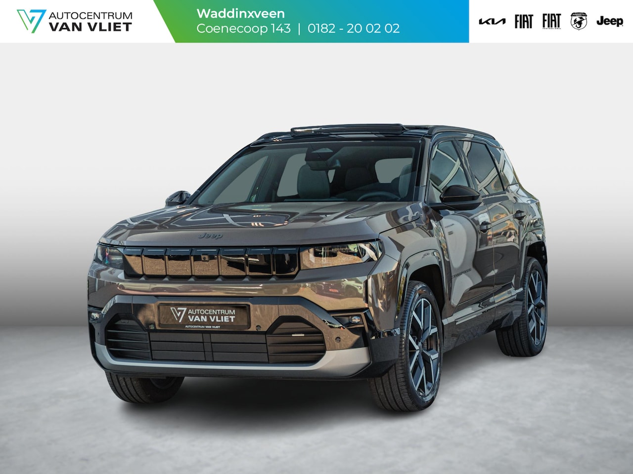 Jeep Compass - First Edition 74 kWh | Direct leverbaar | Adapt. Cruise | Camera | Carplay | 20" | Elektr. - AutoWereld.nl