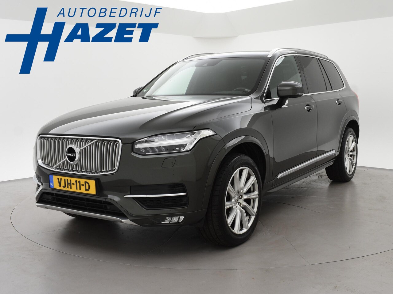 Volvo XC90 - 2.0 D5 AWD 235 PK AUT. GRIJS KENTEKEN INSCRIPTION + ADAPTIVE CRUISE | TREKHAAK | LEDER - AutoWereld.nl
