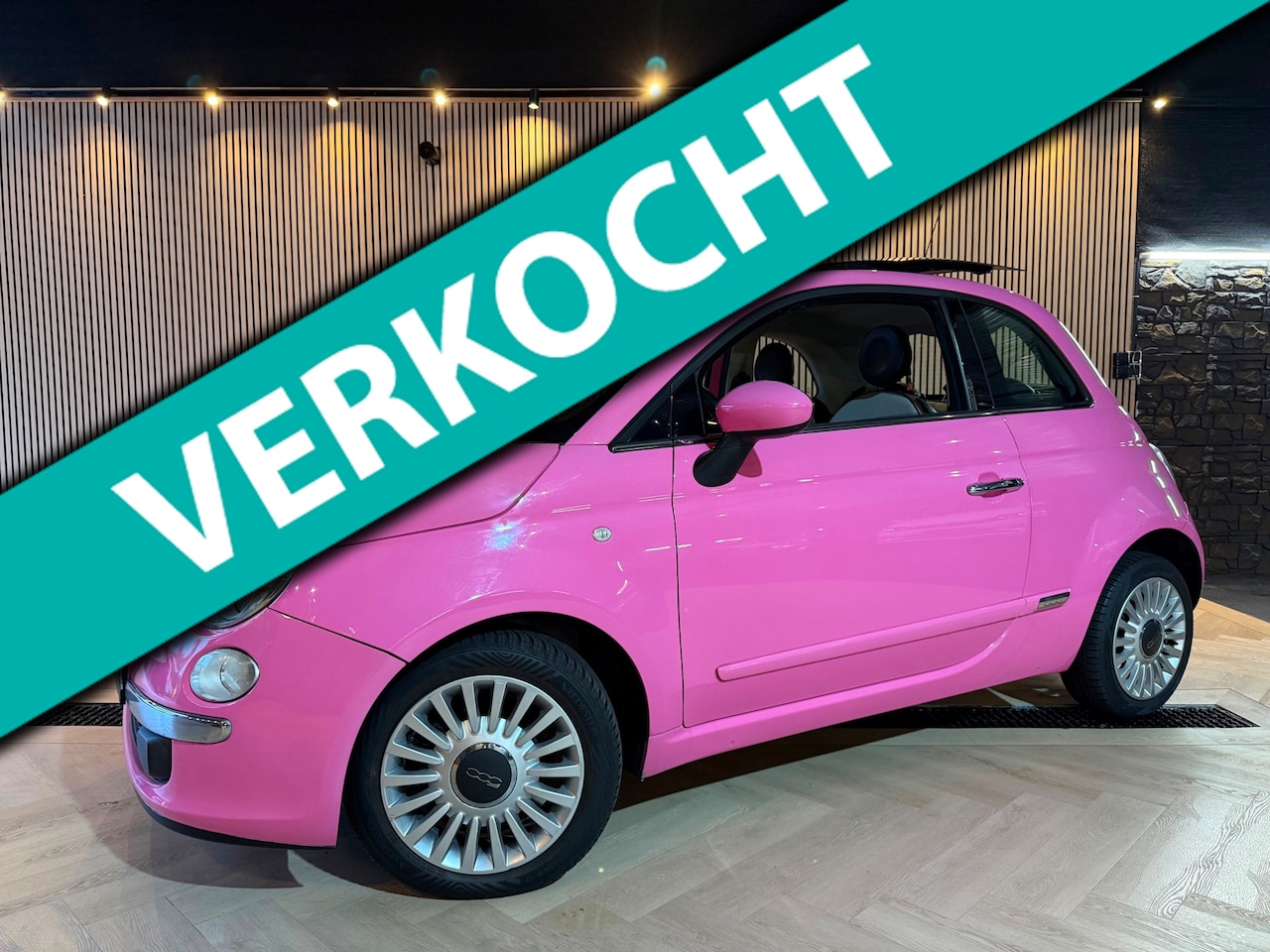 Fiat 500 - Rosa | Automaat | Carplay - AutoWereld.nl