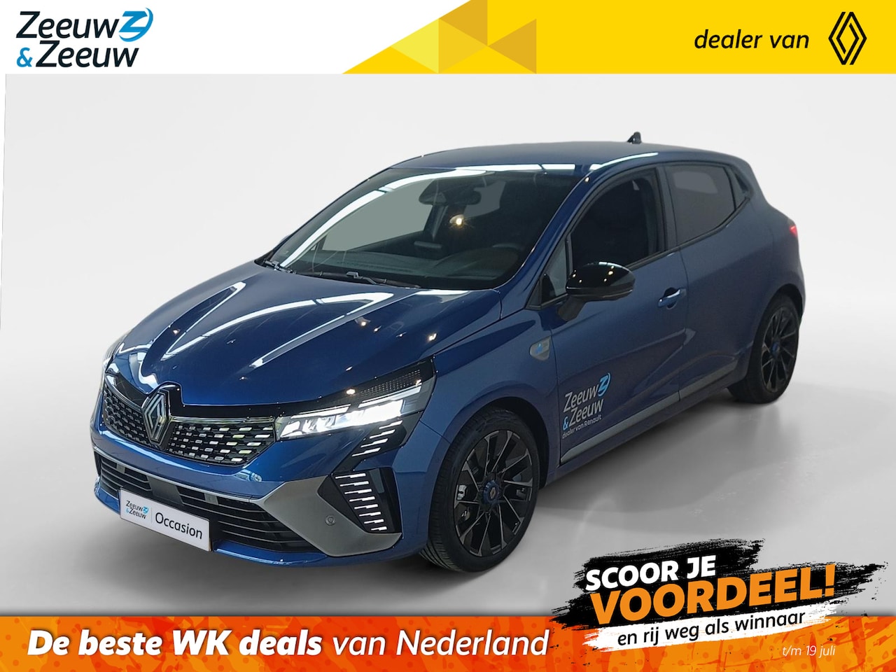 Renault Clio - 1.6 E-Tech Full Hybrid 145 esprit Alpine *Navi+360Camera*Adapt.CC*Climate Control*Bose Aud - AutoWereld.nl