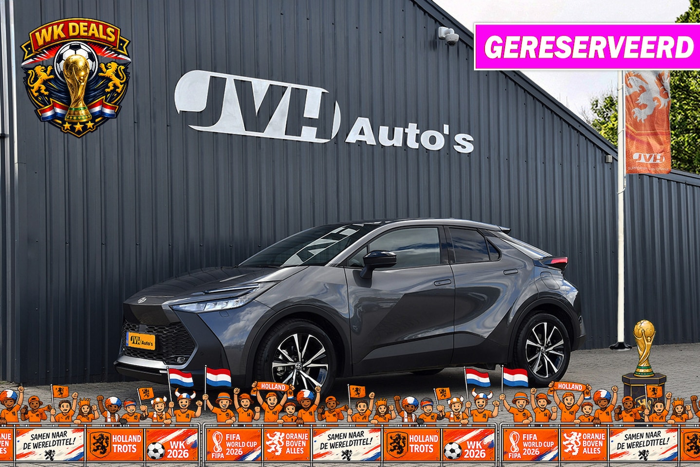 Toyota C-HR - 1.8 Hybrid 140 Dynamic 03-2025 (NwModel) | BTW | XXL Navi | PDC | PRG | 18 inch - AutoWereld.nl