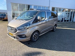 Ford Transit Custom - 310 2.0 TDCI L1H1 Sport DC 170PK-Apple-CAM-NAV-Haak-2x Schuifdeur-Leer
