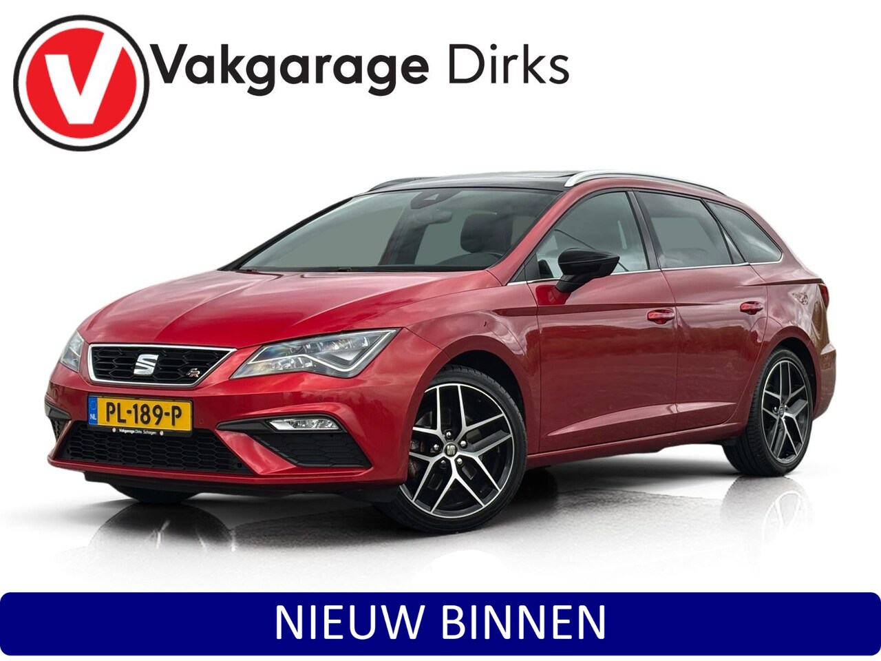 SEAT Leon ST - 1.8 TSI 180 PK FR Intense ✅ Pano ✅ LED ✅ CarPlay - AutoWereld.nl