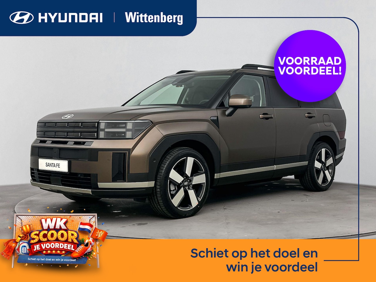Hyundai Santa Fe - 1.6 T-GDI HEV Premium Sky 7p. | Nieuw | Direct leverbaar! | Panoramadak | Leer | Stoel + s - AutoWereld.nl