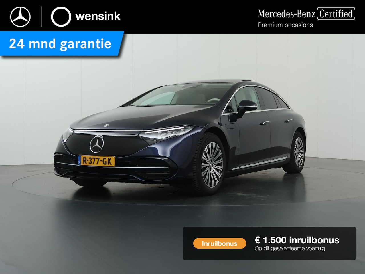 Mercedes-Benz EQS - 350 Business Line 90 kWh | Trekhaak | Memory | Panoramadak | Keyless | 19" lichtmetalen ve - AutoWereld.nl