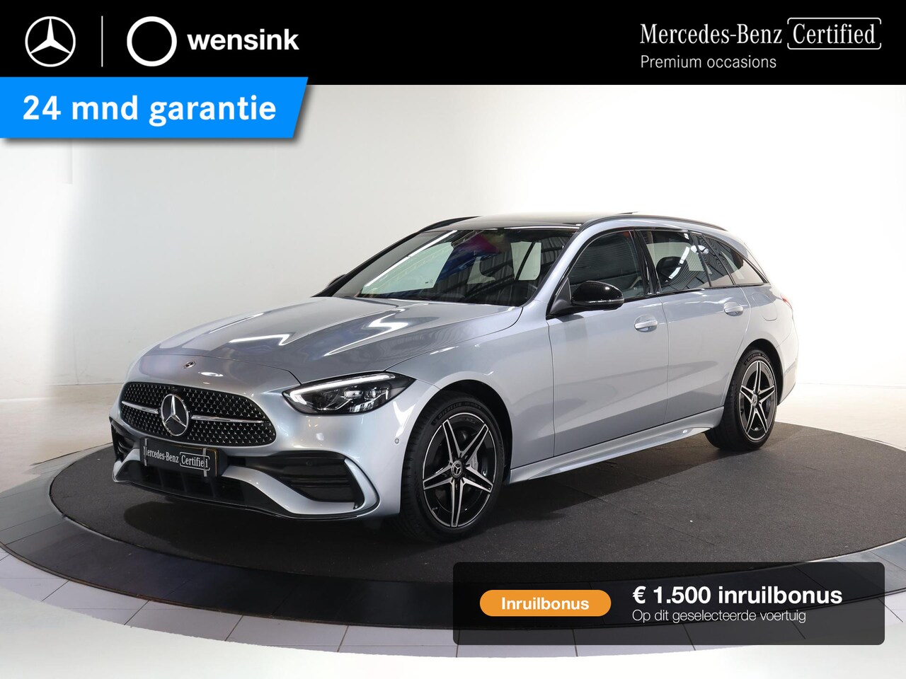 Mercedes-Benz C-klasse Estate - 300 e AMG Line | Night | Memory | Panoramadak | Stoelventilatie | - AutoWereld.nl