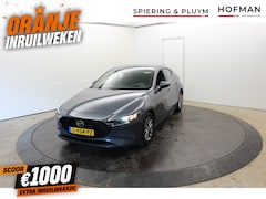 Mazda 3 - 3 2.0 e-SkyActiv-X M Hybrid 186pk Camera Head-Up Cruise Dhoek Stoel + Stuur ver