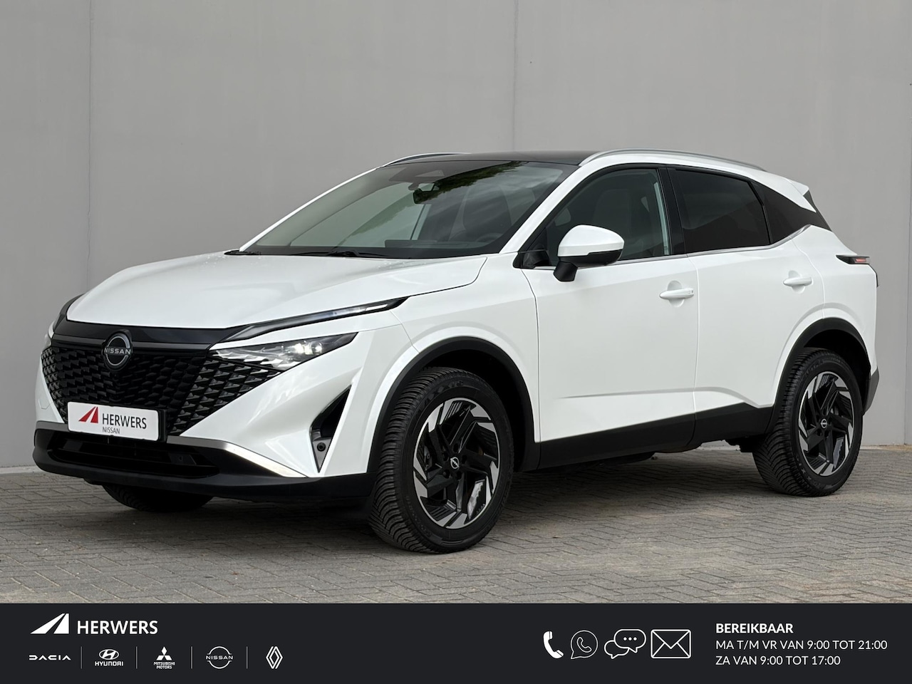 Nissan Qashqai - 1.3 MHEV Xtronic N-Connecta / Fabrieksgarantie tot 03-2028 / All season banden / Panoramad - AutoWereld.nl