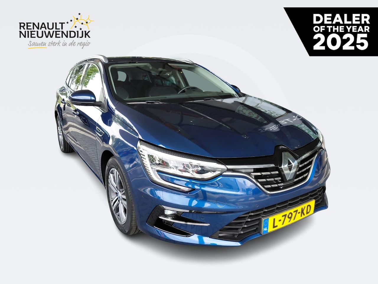 Renault Mégane Estate - 1.6 Plug-In Hybrid 160 Intens AUTOMAAT l TREKHAAK l BOSE l HEAD UP l CAMERA - AutoWereld.nl