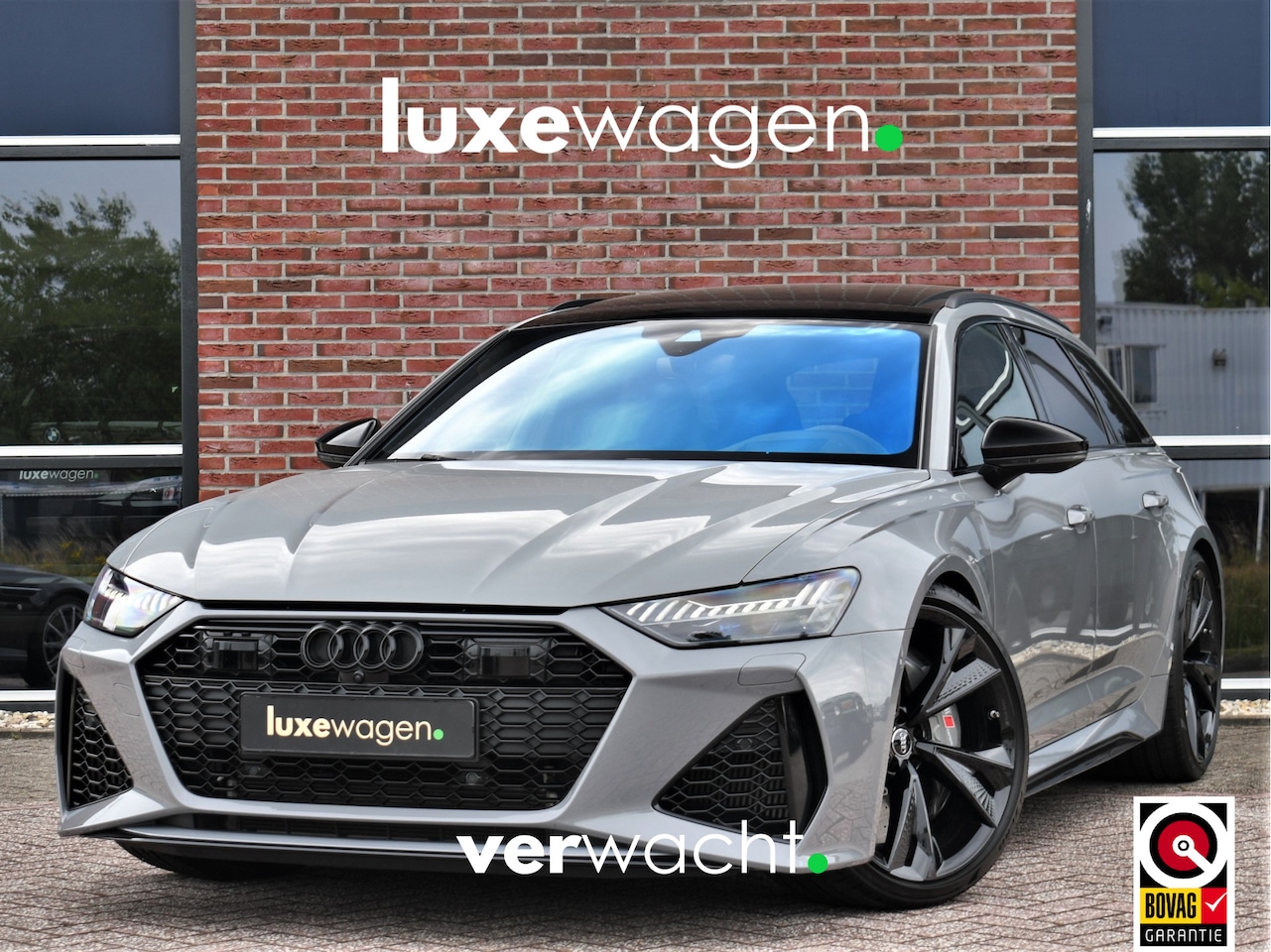 Audi RS6 - Avant 4.0 TFSI quattro Nardo Dyn-Plus Pano Sportuitl 4WS HUD ACC 22" Design-pack - AutoWereld.nl
