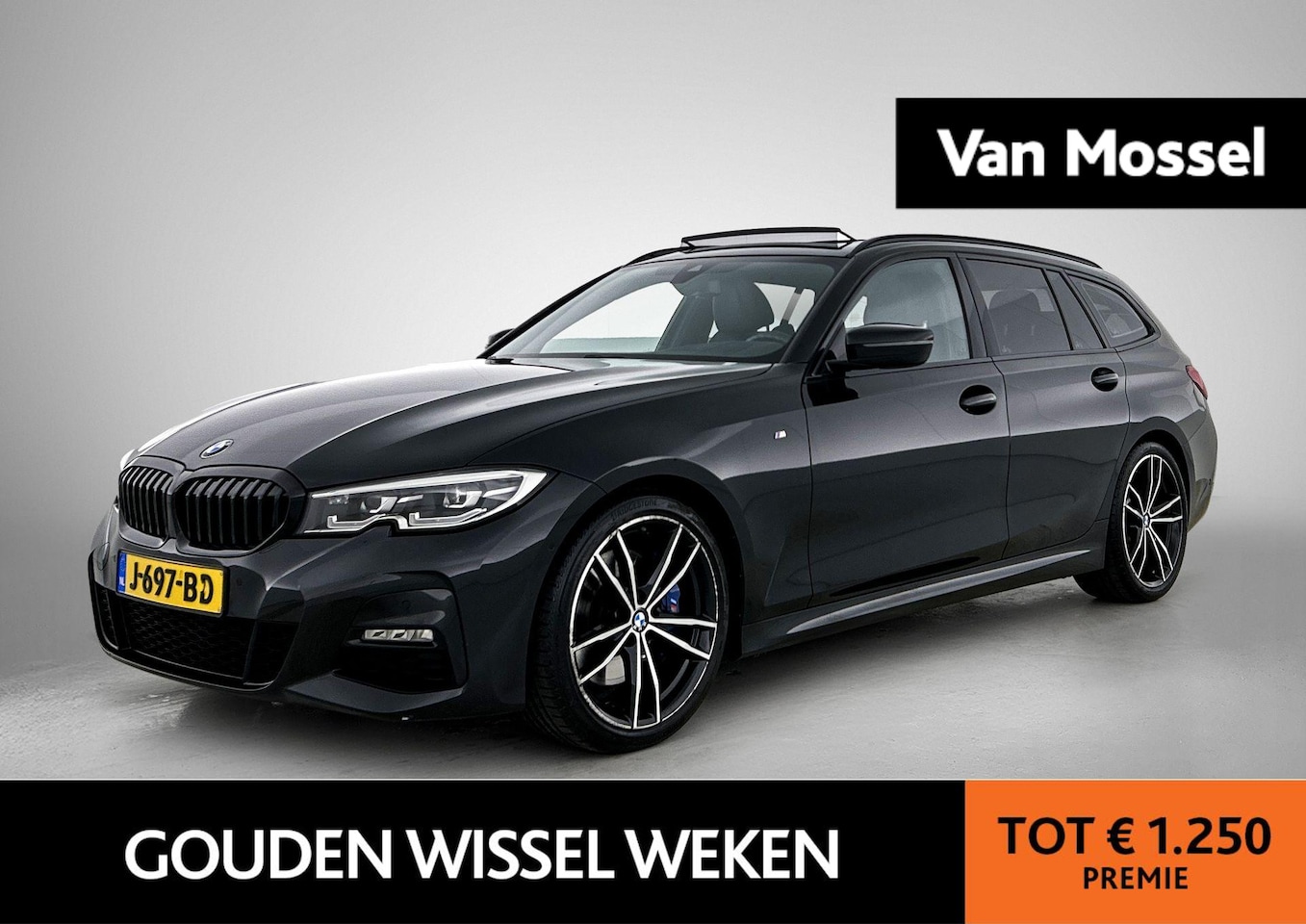 BMW 3-serie Touring - 330i High Executive Edition | M SPORTPAKKET | PANORAMADAK | LEDER | ACHTERUITRIJCAMERA | S - AutoWereld.nl