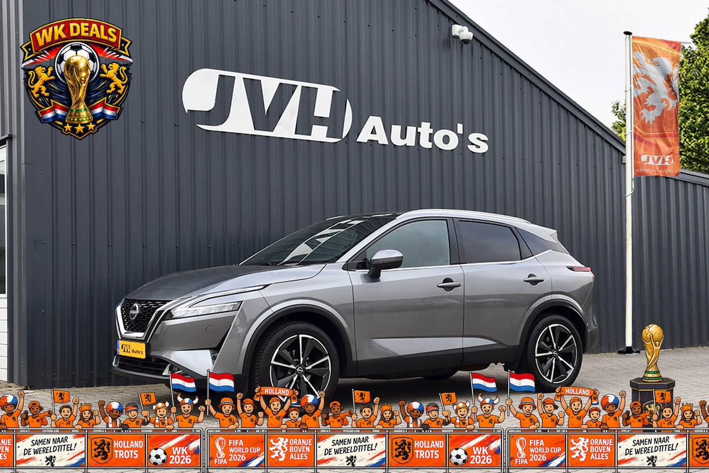 Nissan Qashqai - 1.3 MHEV Tekna Plus 02-2023 | BTW | Panorama | Head-UP | Virtual CP | Leder | Cam360 | TH - AutoWereld.nl