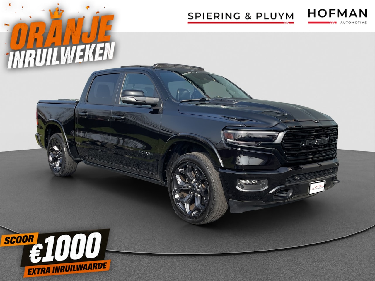 Dodge Ram 1500 - 5.7 V8 4x4 Crew Cab Limited | Pano | H&K | HUD | Stoelvent - AutoWereld.nl