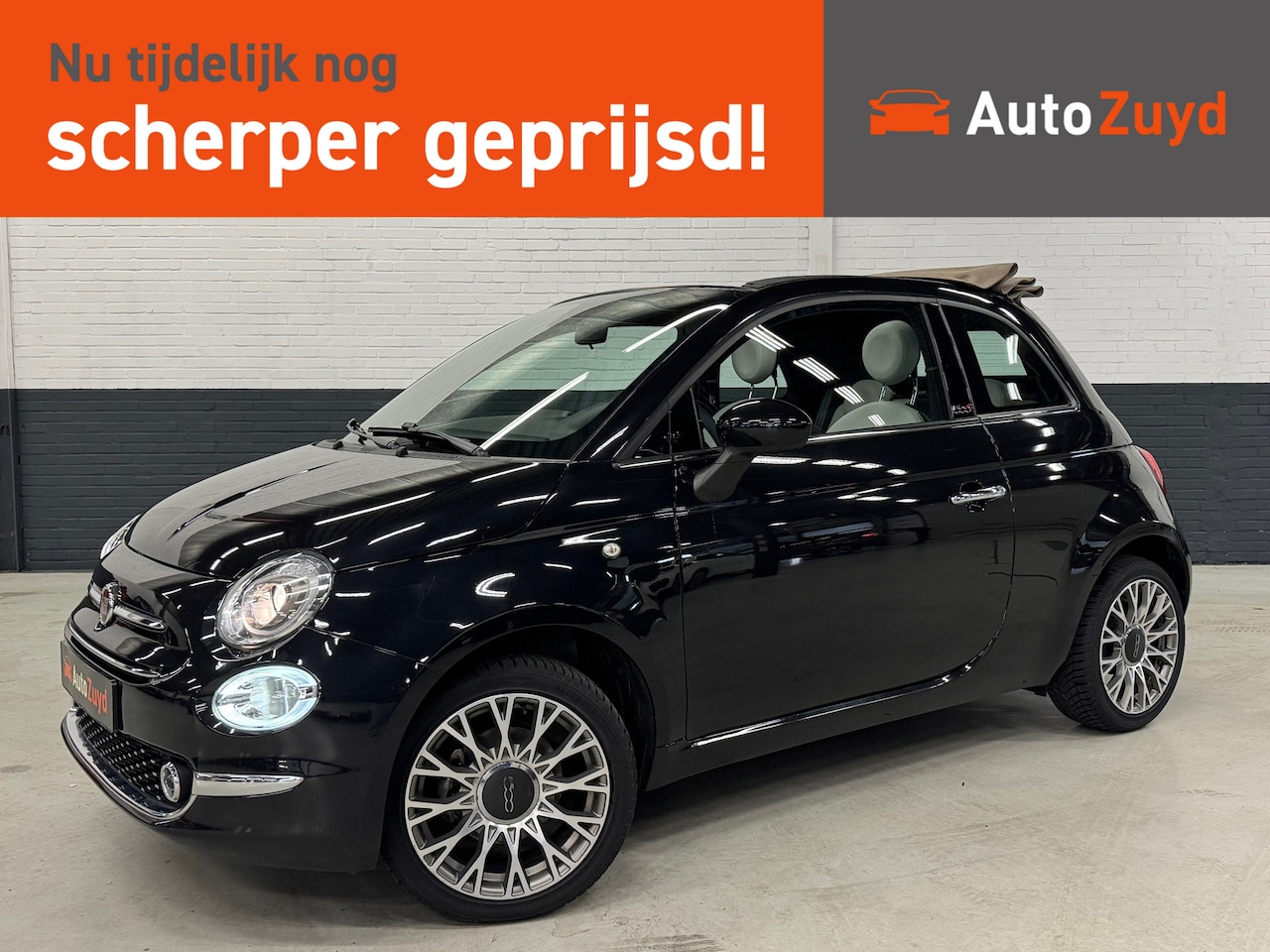 Fiat 500 C - 1.0 Hybrid Pop Cabrio / Leder / DAB / Bluetooth / Airco - AutoWereld.nl