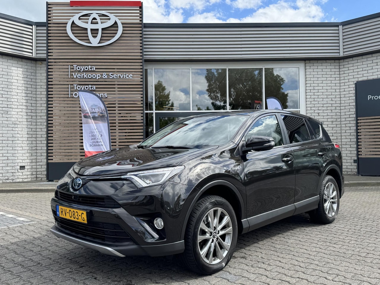Toyota RAV4 - 2.5 HYBRID AWD EXECUTIVE BUSINESS NL-AUTO DEALER-OND ALARM LEDER EL-MEMORYSTOEL STOELVERW - AutoWereld.nl