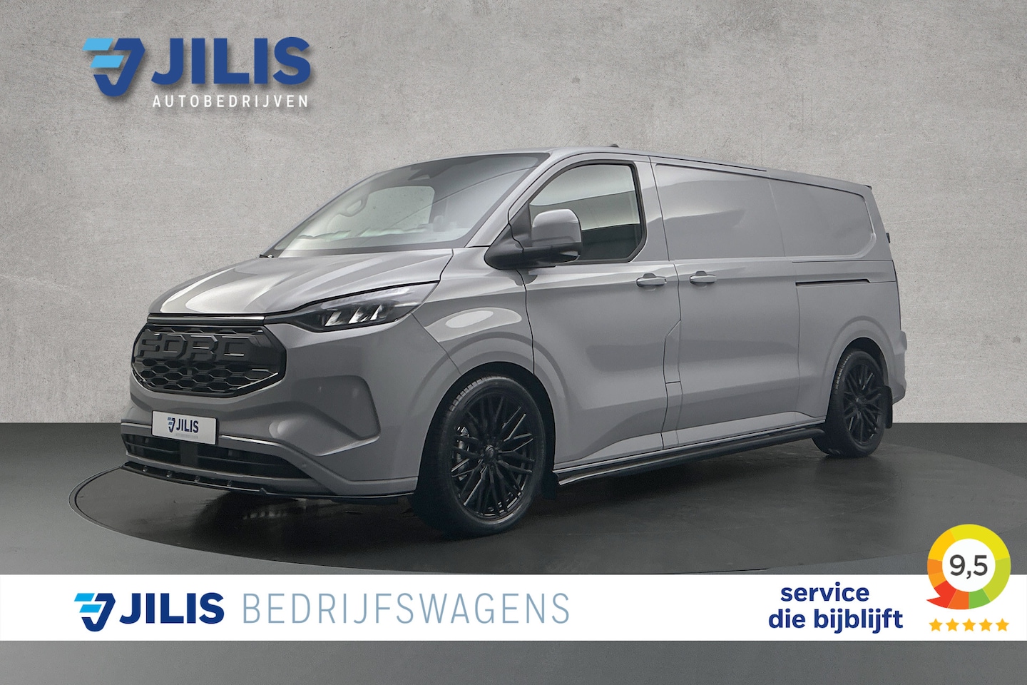 Ford E-Transit Cust. - 340 L2 Raptor Edition 71 KWh | Lederen bekleding | 2x schuifdeur | Driver assist pack prem - AutoWereld.nl
