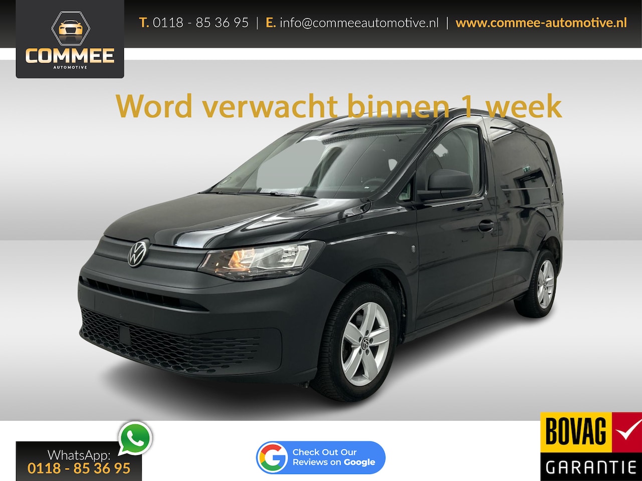 Volkswagen Caddy Cargo - 2.0 TDI 102PK AC I Cr.Contr I Apple Carplay - AutoWereld.nl