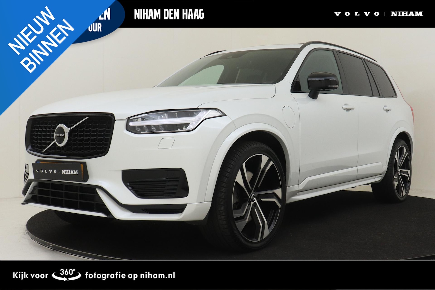 Volvo XC90 - T8 RECHARGE AWD R-DESIGN -PANO.DAK|HARMAN/KARDON|LUCHTVERING|GEVENT.LEDER+MASSAGE|360°CAM| - AutoWereld.nl