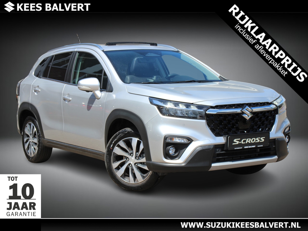Suzuki S-Cross - 1.5 Style Hybrid Automaat | Opendak | 360 camera | 10 jaar Garantie | - AutoWereld.nl