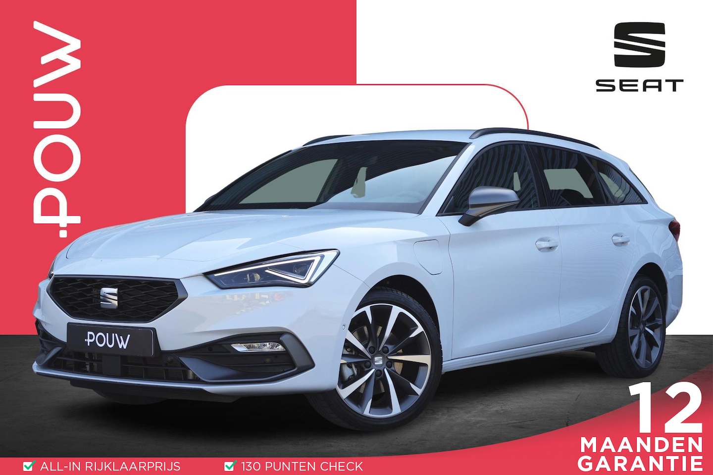 SEAT Leon Sportstourer - 1.5 TSI e-Hybrid 204pk FR First Edition | 18" Velgen | Dodehoek Detectie - AutoWereld.nl
