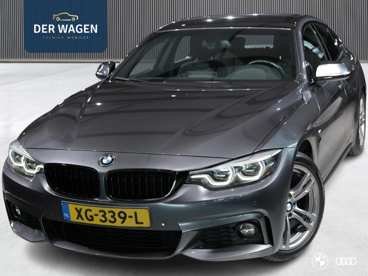 BMW 4-serie Gran Coupé - 420i GRANCOUPE M SPORT / HIFI / LEDER / TREKHAAK / 18" - AutoWereld.nl
