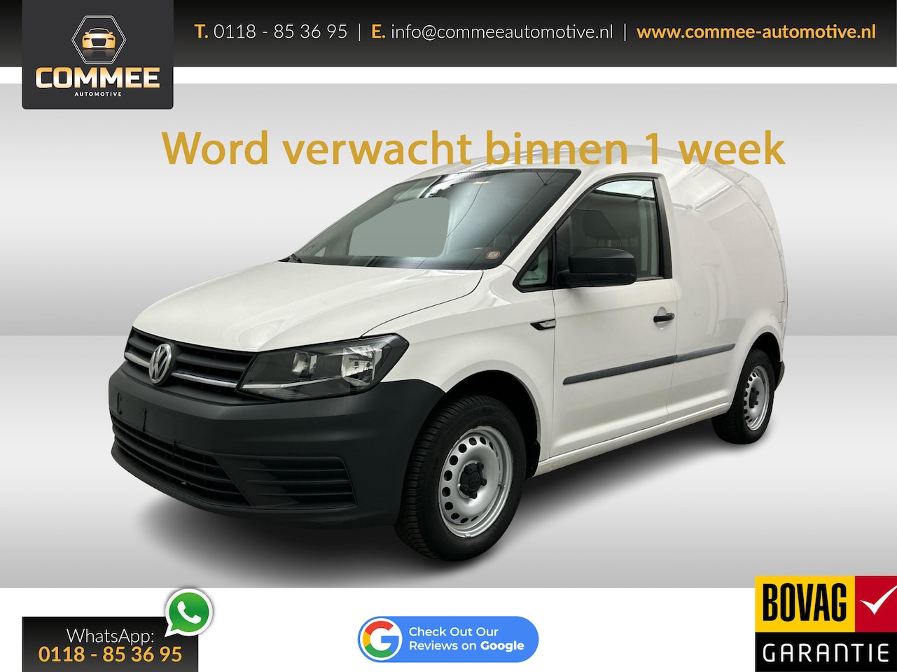 Volkswagen Caddy - 2.0 TDI L1H1 BlueMotion 102PK AC I Cr. Contr. I Trekhaak - AutoWereld.nl
