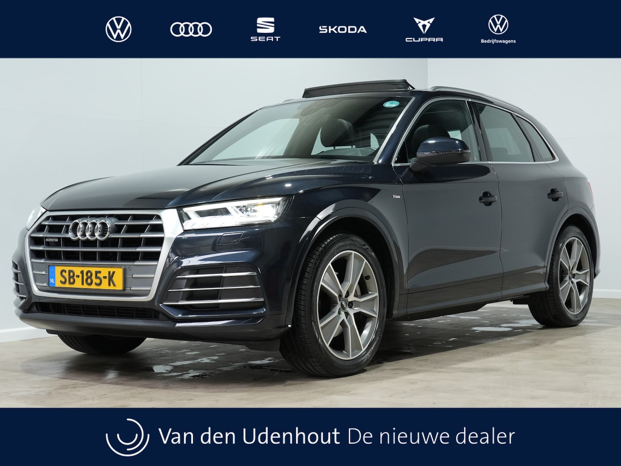 Audi Q5 - 2.0 TFSI 252pk Quattro Sport S Line Edition / 1e Eigenaar ! / Panoramadak / Luchtvering / - AutoWereld.nl