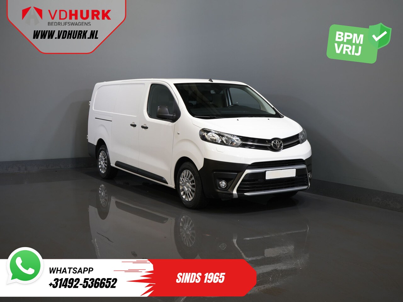 Toyota ProAce Worker - 2.0 145 pk L3 Standkachel/ Stoelverw/ Carplay/ Camera/ PDC/ Cruise/ Trekhaak/ Airco - AutoWereld.nl