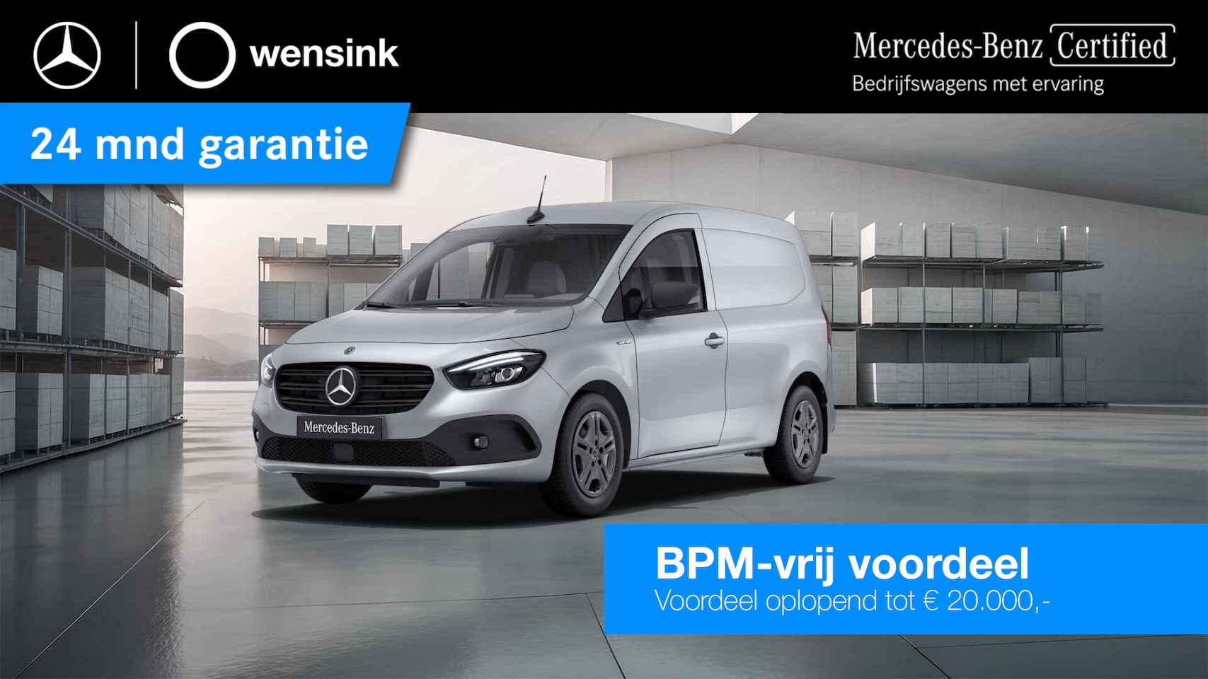 Mercedes-Benz eCitan - 51kW L1 PRO | Navigatie | Parkeercamera | Cruise Control | Stoelverwarming | Certified - AutoWereld.nl